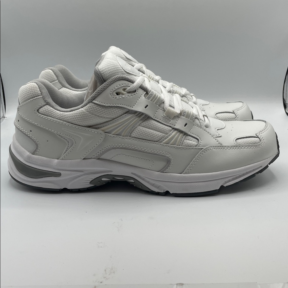 Vionic 23Walk White leather lace up Athletic Shoes, size 13 M NEW - Picture 3 of 6
